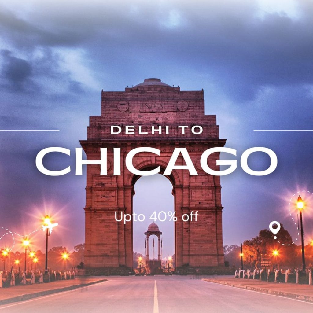 DELHI TO CHICAGO